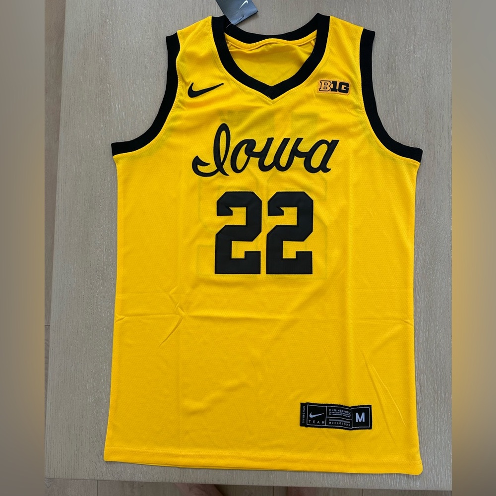 Caitlin Clark Iowa College Jersey New Stitched Mens Medium M RARE Indiana Fever